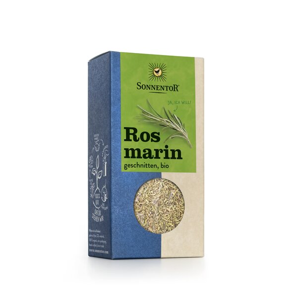 Rosmarin geschnitten bio 25 g, Packung | © SONNENTOR