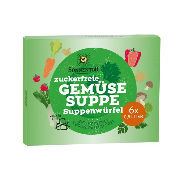 Zuckerfreie Suppenwürfel bio 66 g