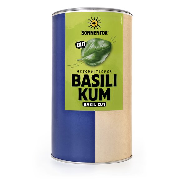 Basilikum geschnitten bio 150 g, Gastrodose groß